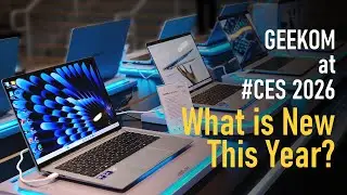 GEEKOM CES 2026: New Products Revealed#geekom #minipc #laptop #exhibition #tech