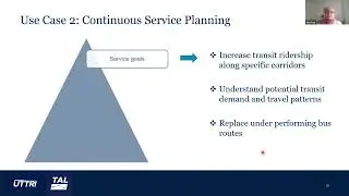 Session 1: Transit Analytics Related to Planning and Scheduling