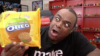ТЕСТ НА ВКУС КАРАМЕЛЬНОГО ЯБЛОКА OREO!