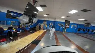 First Person Fencing at Texas Fencing Academy - Tudor Saitoc VS Harrison Saylor 2