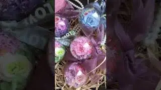 Glass-covered crystal ball preserved flowers｜Give you a whole romantic planet💫