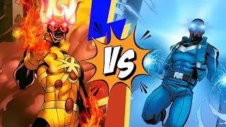 Unbelievable Amount of Power! Firestorm vs The Blue Marvel #firestorm #bluemarvel #marvelvsdc