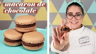 Receita: Macaron de chocolate