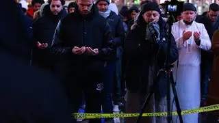 uncut footage of Tarawih in Time Sqaure