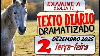 JW TEXTO DI&Aacute;RIO DRAMATIZADO 🔵 BRANDURA ✅ EXAMINE A BIBLIA
