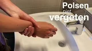 Handen wassen