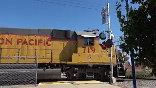 UP 719 West Sac Port Local, Power Inn Station West Pedestrian Crossing, Sacramento CA