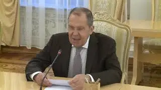 С.Лавров и М.Тлеуберди, Москва, 9 сентября, 2020 года