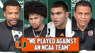 Jai Lucas, Tre Donaldson & Dante Allen Postgame After Win vs. Bethune-Cookman + B-CU's Reggie Theus