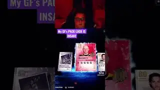 MY GF&rsquo;s INSANE PACK LUCK 🍀 🥵 #nhl23 #hockey #nhl23hut #nhl
