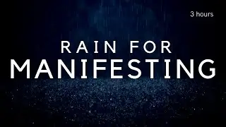 3 Hours ROLLING THUNDER & Rain w/ Subliminal Money Affirmations | Rain & Thunder Sounds Ambience