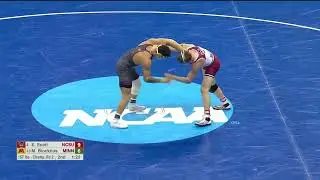 2024 NCAA 157 Rd 2 Scott NCSU v Blockhus MINN
