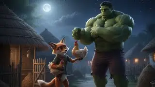 হাল্ক মামার হাতে ধরা খেল চোর শিয়াল! তারপর যা হলো... | Hulk and Fox Funny#hulk #avengers #marvelhero 