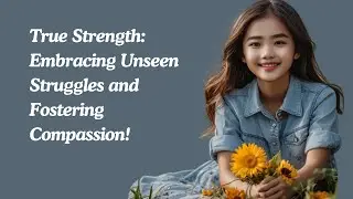 True Strength: Embracing Unseen Struggles and Fostering Compassion!