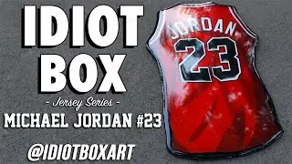 Michael Jordan #23 Chicago Bulls Jersey Art | For Card Display