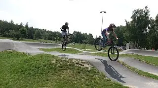 Testujemy nowe rowery na Pumptracku w Suchym Lesie