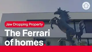 This luxury home is a Ferrari fan's dream