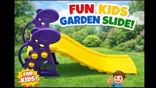 Kids Garden Slide Fun | Indoor & Outdoor Play for Toddlers & Kids 🌈