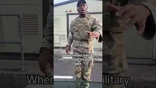 Когда отставные военные проходят через ворота