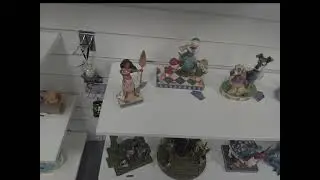 A selection of Disney figurines.