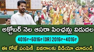 Cheyutha Pensions Update in Telangana | అక్టోబర్ నెల ఆసరా పింఛన్లు విడుదల |laons|@PRAJASEVATELUGU