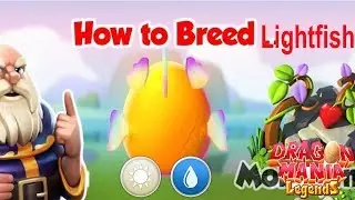 🎮How to breed Lightfish dragon - Dragon Mania Legends #1118 HD