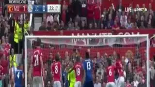 Chris Smalling Goal Manchester United vs Leicester City 4-1 Premier League HD