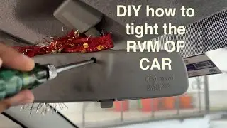 DIY how to tight the IRVM of car #rearviewmirror #car #diy #adjustment #automobile #marutisuzuki 