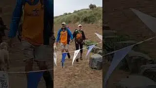 End of 6000 mile hike around the UK Coastline at RNLI Bude, Cornwall