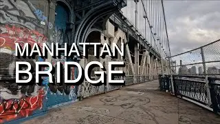 A Gloomy Walk Over the Manhattan Bridge