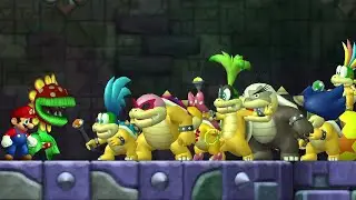 Can Mario & Petey Piranha Beat All Koopalings At Once in New Super Mario Bros. Wii?