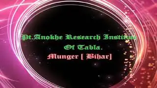 Pt.Anokhe Research Institute of Tabla