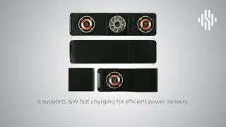TA 1377 | 3-in-1 Foldable Wireless Charger for Mobile, iWatch & Earbuds | Shassgift | Dubai | UAE
