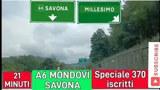 A6 MONDOVÌ-SAVONA. Speciale 370 iscritti. 