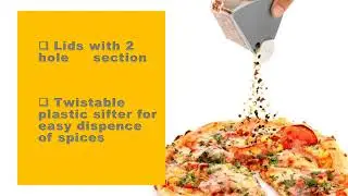360 Revolving Spice Rack Masala Set Condiment Set Of 18 (3Layer-Grey)