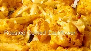Roasted Curry Cauliflower