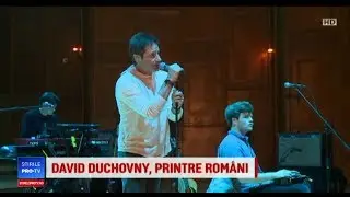 David Duchovny in Romania for Every Third Thought Tour