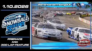 American Sim Racing Club - Snowball Derby Weekend - Snowball Derby presented by Postma Flooring