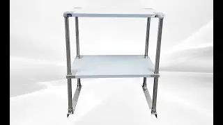 NSF 24 ins Double Deck Overshelf ，Can be used in combination with a refrigerator, workbench.OSD-1224