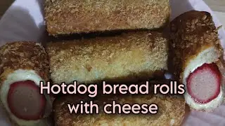 Hotdog bread rolls with cheese/homemade recipe