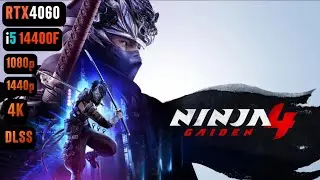 ТЕСТ RTX 4060 Ninja Gaiden 4 FPS | Тест Ninja Gaiden 4 RTX 4060 и i5 14400F