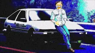 Initial D - Running in the 90s | Bass boosted (ear rape)