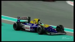 【GT7(PS4)】1992マンセルF1マシンWilliams FW14(?)で今週のウィークリー第5戦目ヤスマリーナを走ってみた