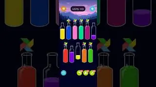 Ball Sort Master Level 132- 135 Walkthrough Solution 