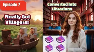 🏡 Minecraft Survival Episode 7 | Villager Home 🧑&zwj;🌾➡️ Librarian 📚 | Angel Golu Gaming