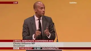 Revoke Article 50 | Chuka's Sunday speech to Liberal Democrat Conference 2019