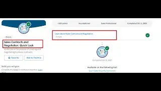 Sales Contracts and Negotiation: Quick Look | Salesforce Trailhead