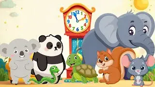 Hickory Dickory Dock | Nursery rhymes for kids song Original song | Animated children's videos