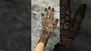 #henna #hennahand #fullhandmehndi 🤍