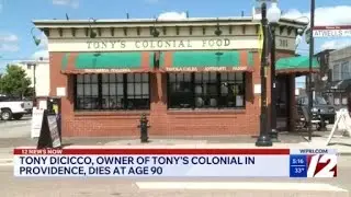 Tony DiCicco, owner of Tony&rsquo;s Colonial Food, dies at 90